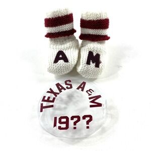 Texas A&M Aggies Baby Booties